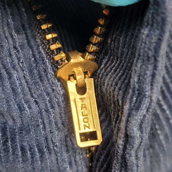 Deadstock Vintage 70s Wrangler Corduroys Womens 25x33 Talon Zip USA NOS Slim Fit - Picture 5 of 9